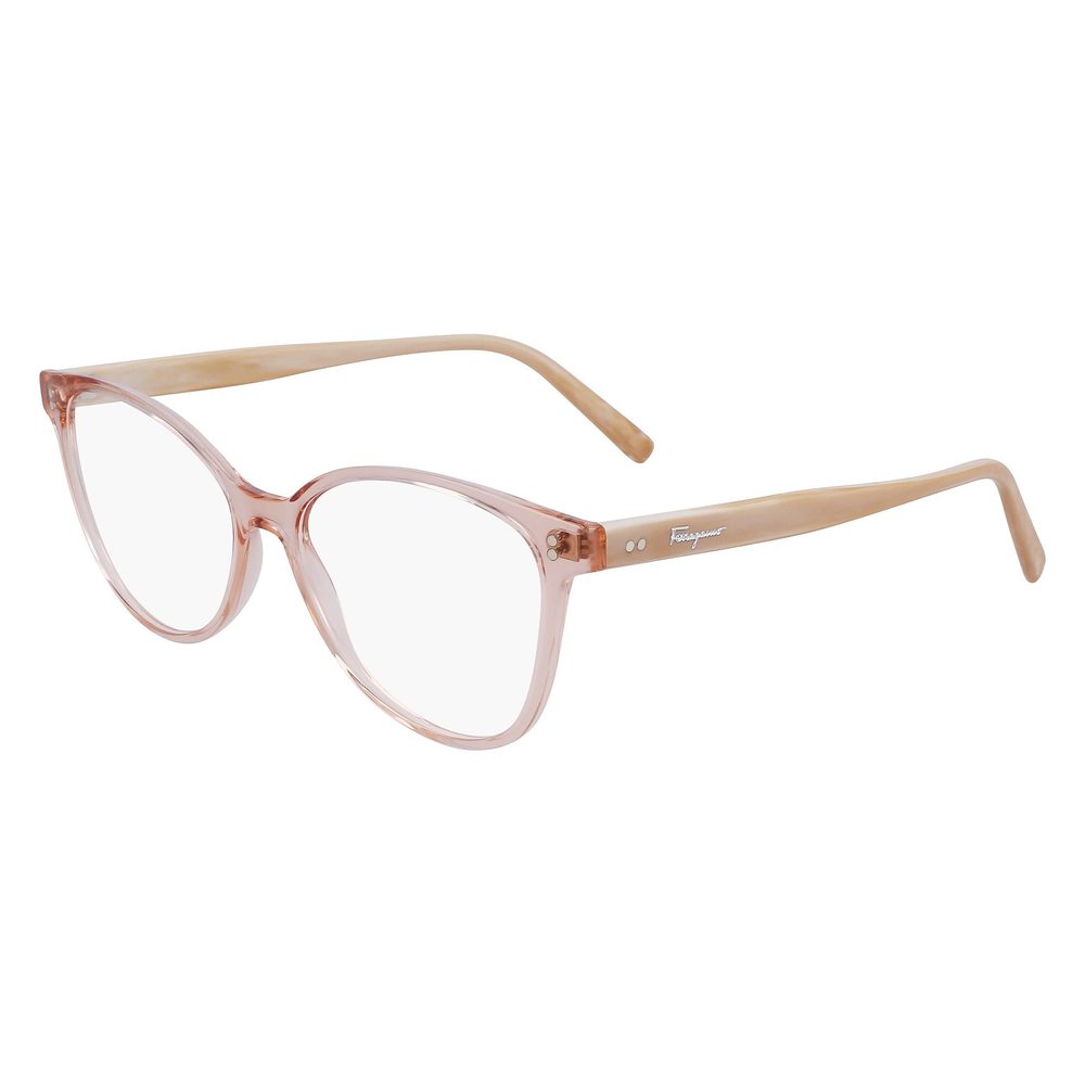 Salvatore Ferragamo SF-2948 219 Crystal Nude & Beige Marble Eyeglasses 54/16/145